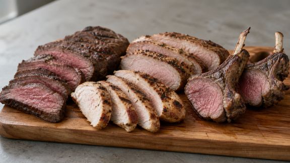 Températures internes à surveiller pour chaque type de viande cuite au feu